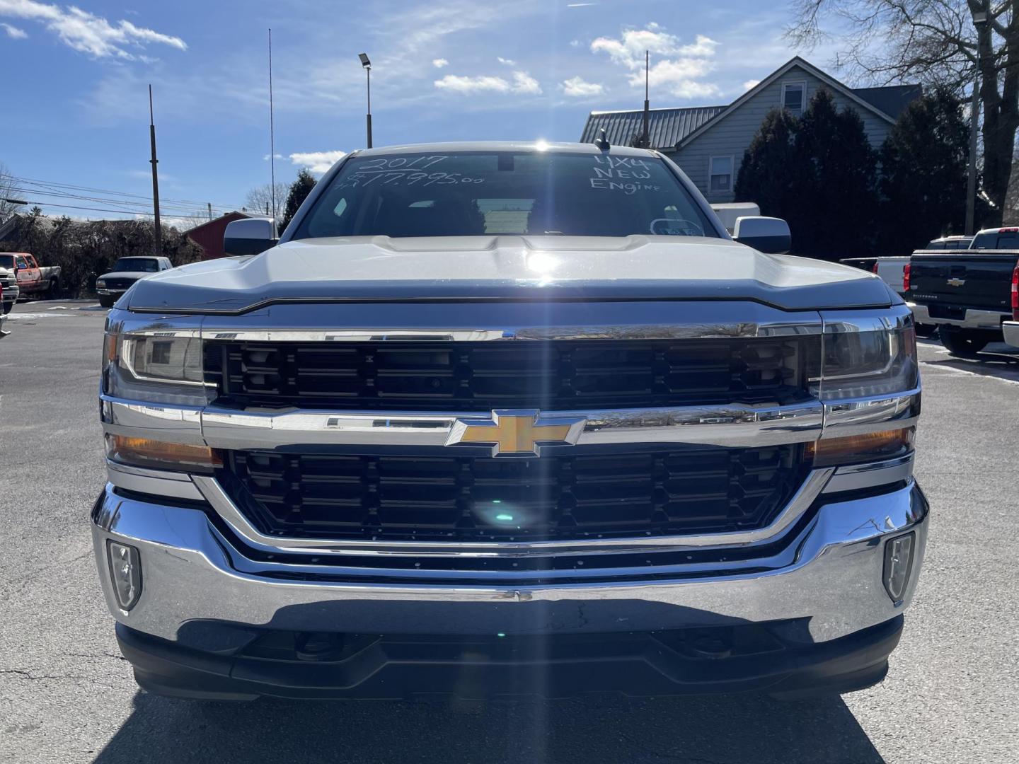 2017 silver Chevrolet Silverado 1500 LT Crew Cab 4WD (3GCUKREC1HG) with an 5.3L V8 OHV 16V Brand New Engine Less than 500 miles engine, 6A transmission, located at 101 N. Main Street, Muncy, PA, 17756, (570) 546-5462, 41.207691, -76.785942 - Photo#6