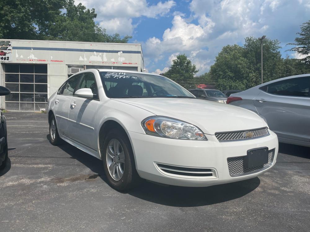 2014 White Chevrolet Impala LS (2G1WA5E34E1) with an 3.6L V6 DOHC 16V FFV engine, 6-Speed Automatic transmission, located at 101 N. Main Street, Muncy, PA, 17756, (570) 546-5462, 41.207691, -76.785942 - Photo #0