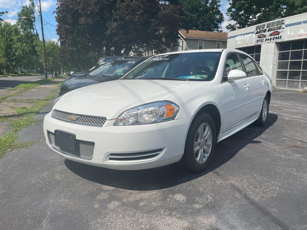 2014 White Chevrolet Impala LS (2G1WA5E34E1) with an 3.6L V6 DOHC 16V FFV engine, 6-Speed Automatic transmission, located at 101 N. Main Street, Muncy, PA, 17756, (570) 546-5462, 41.207691, -76.785942 - Photo #2