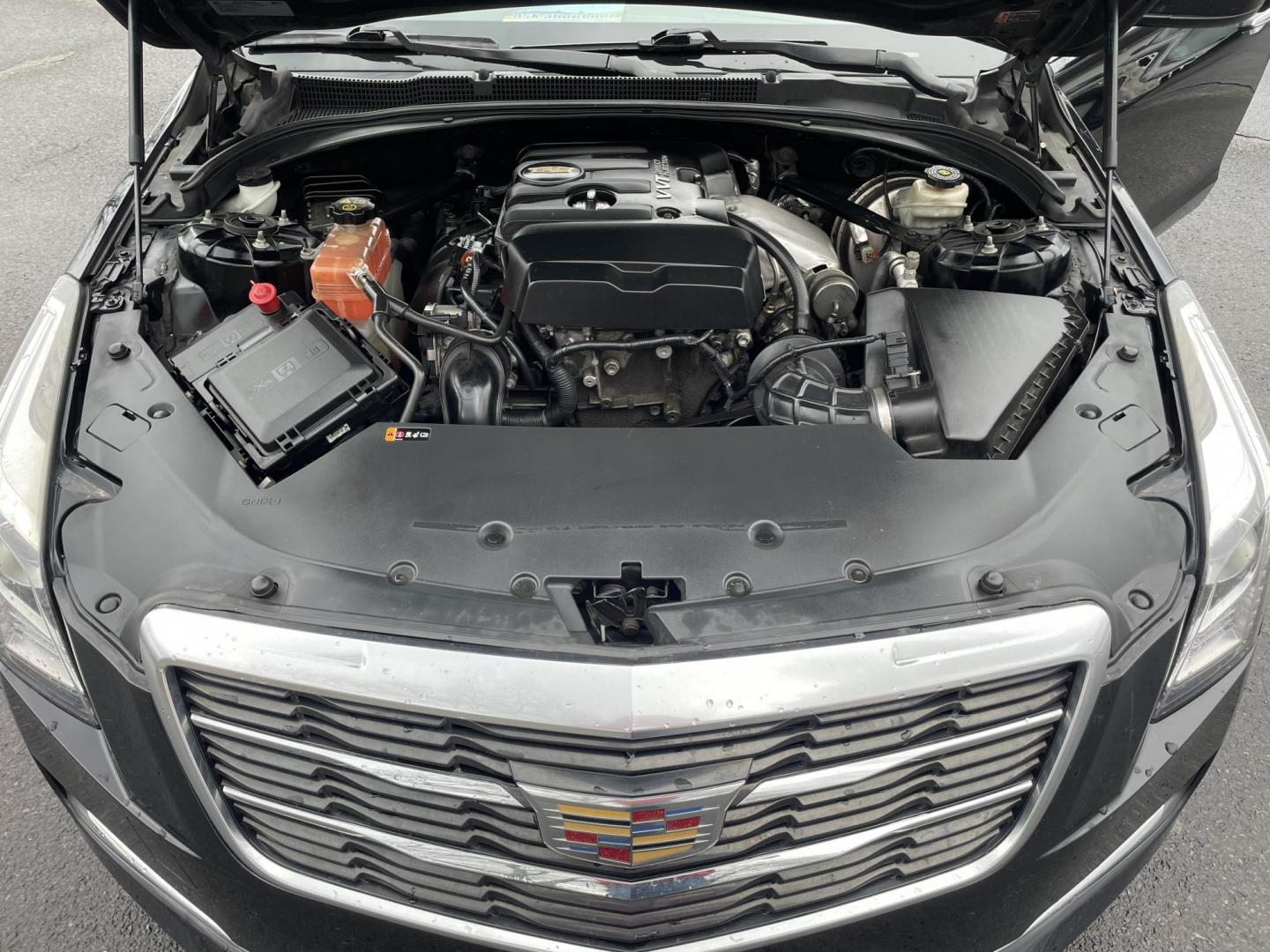 2017 black /tan Cadillac ATS 2.0L Standard AWD (1G6AG5RX2H0) with an 2.0L L4 DOHC 16V TURBO engine, 6A transmission, located at 101 N. Main Street, Muncy, PA, 17756, (570) 546-5462, 41.207691, -76.785942 - Photo#8