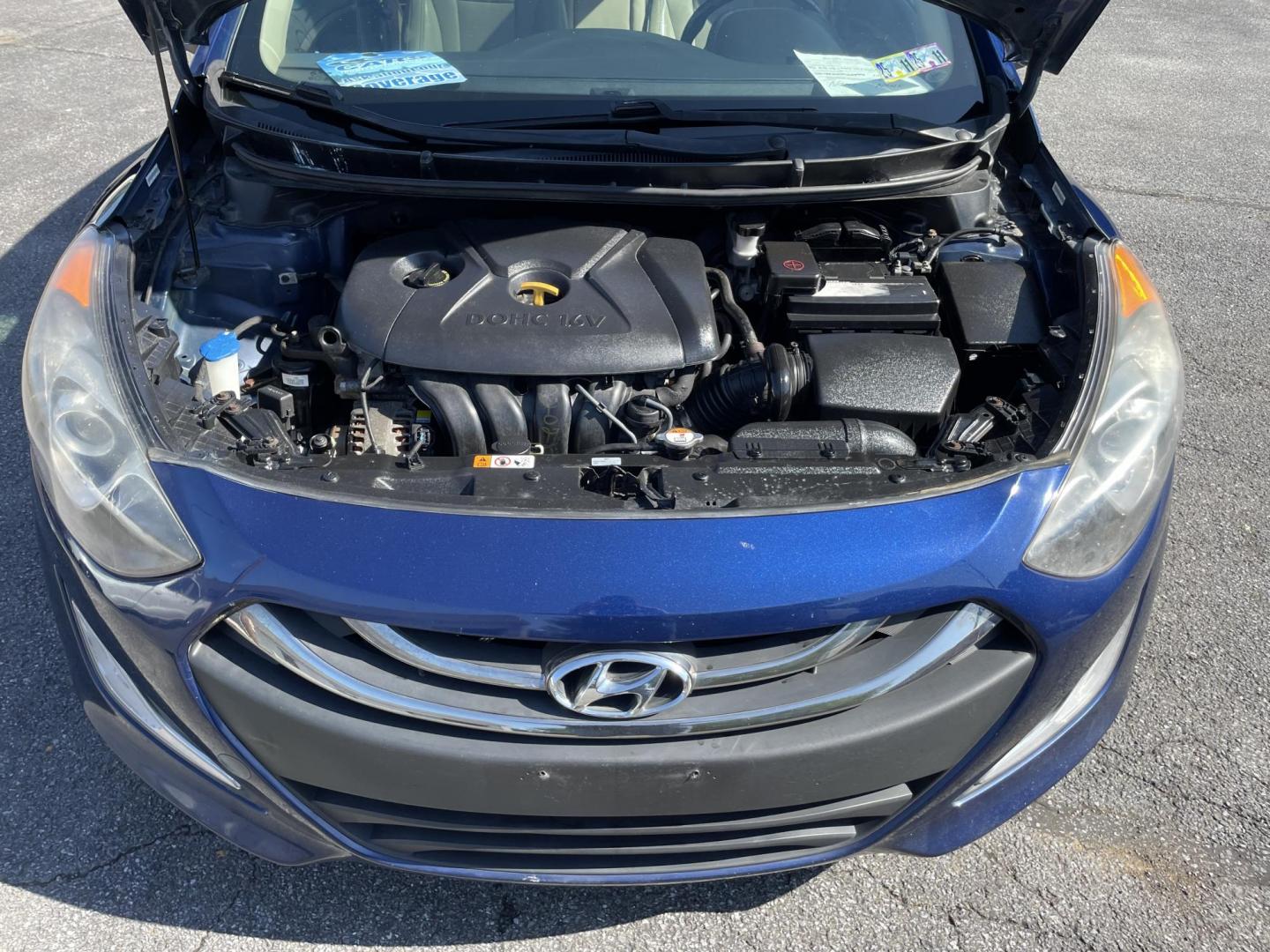 2013 blue /tan Hyundai Elantra GT A/T (KMHD35LE9DU) with an 1.8L L4 16V DOHC engine, 6-Speed Automatic transmission, located at 101 N. Main Street, Muncy, PA, 17756, (570) 546-5462, 41.207691, -76.785942 - Photo#10