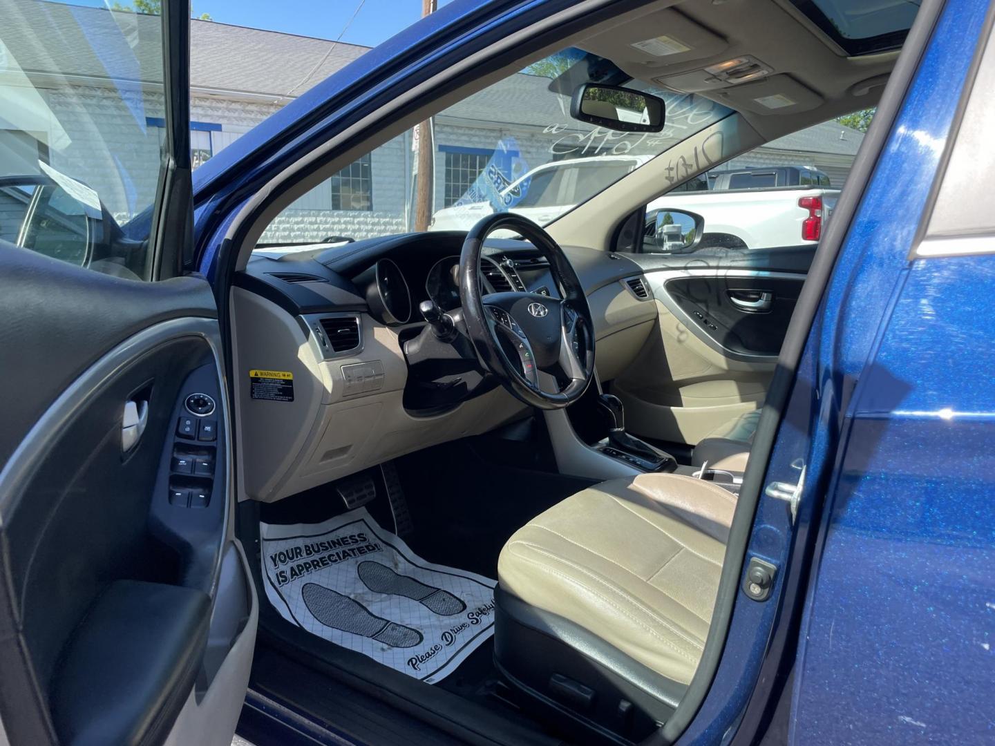 2013 blue /tan Hyundai Elantra GT A/T (KMHD35LE9DU) with an 1.8L L4 16V DOHC engine, 6-Speed Automatic transmission, located at 101 N. Main Street, Muncy, PA, 17756, (570) 546-5462, 41.207691, -76.785942 - Photo#6