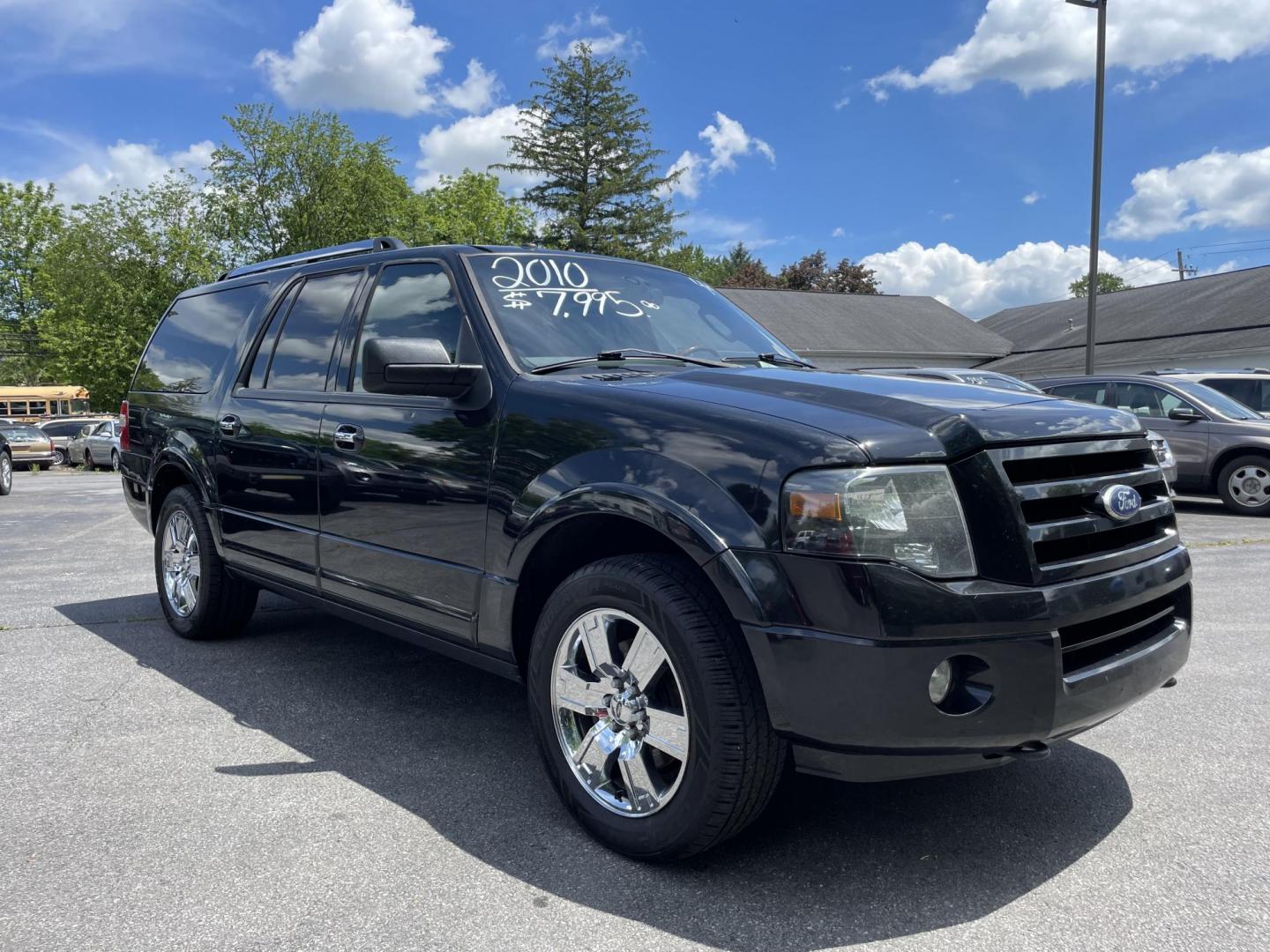 2010 black /black Ford Expedition EL Limited 4WD (1FMJK2A51AE) with an 5.4L V8 SOHC 16V engine, 6-Speed Automatic transmission, located at 101 N. Main Street, Muncy, PA, 17756, (570) 546-5462, 41.207691, -76.785942 - Photo#0