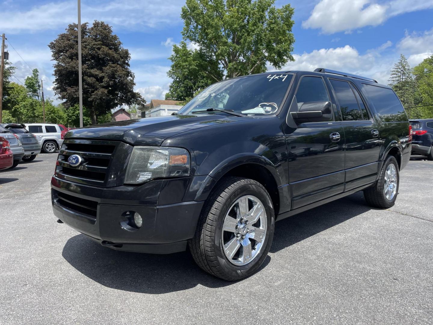 2010 black /black Ford Expedition EL Limited 4WD (1FMJK2A51AE) with an 5.4L V8 SOHC 16V engine, 6-Speed Automatic transmission, located at 101 N. Main Street, Muncy, PA, 17756, (570) 546-5462, 41.207691, -76.785942 - Photo#1
