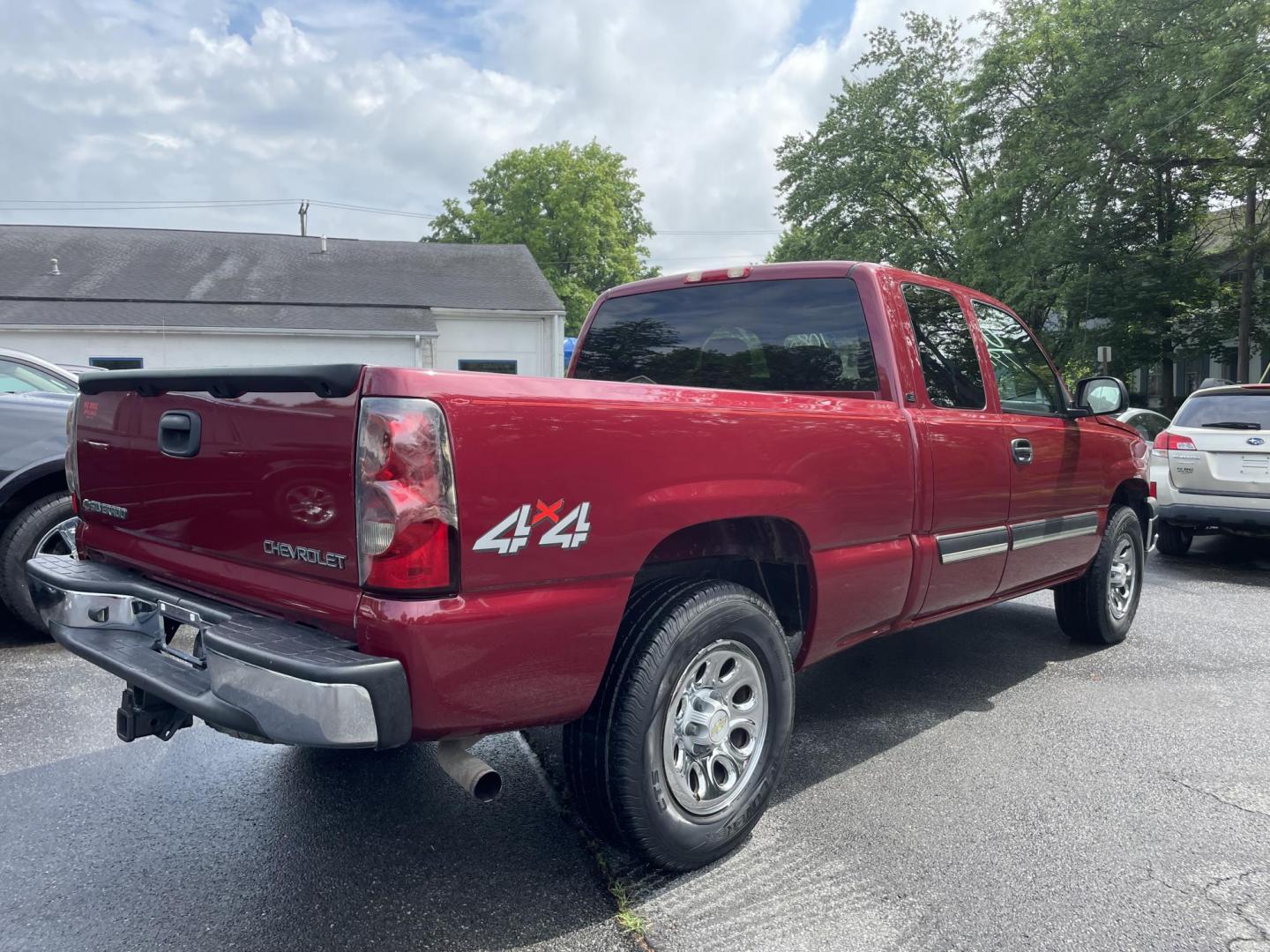 2005 burgandy Chevrolet Silverado 1500 Ext. Cab Long Bed 4WD (2GCEK19B251) with an 5.3L V8 OHV 16V engine, 4-Speed Automatic Overdrive transmission, located at 101 N. Main Street, Muncy, PA, 17756, (570) 546-5462, 41.207691, -76.785942 - Photo#4