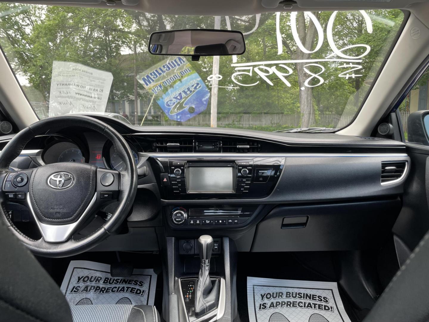 2014 blue /black Toyota Corolla L 4-Speed AT (2T1BURHE7EC) with an 1.8L L4 DOHC 16V engine, 4-Speed Automatic transmission, located at 101 N. Main Street, Muncy, PA, 17756, (570) 546-5462, 41.207691, -76.785942 - Photo#6