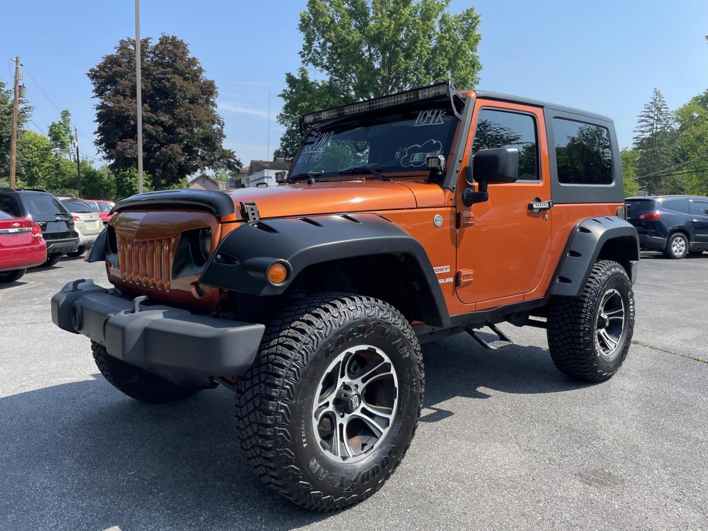 2010 Jeep Wrangler Sport 4WD (1J4AA2D13AL) with an 3.8L V6 OHV 12V engine, Auto transmission, located at 101 N. Main Street, Muncy, PA, 17756, (570) 546-5462, 41.207691, -76.785942 - Photo#0