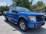 2013 blue Ford F-150 Lariat SuperCab 6.5-ft. Bed 4WD (1FTFX1EF7DF) with an 5.0L V8 engine, 6-Speed Automatic transmission, located at 101 N. Main Street, Muncy, PA, 17756, (570) 546-5462, 41.207691, -76.785942 - Photo#2