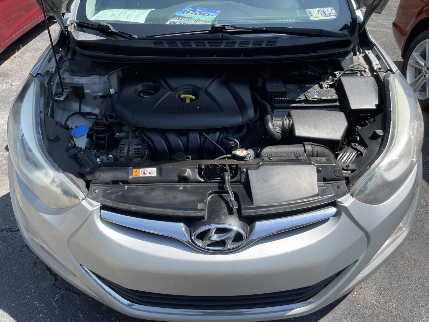 2014 silver Hyundai Elantra Limited (5NPDH4AE4EH) with an 1.8L L4 DOHC 16V engine, 6-Speed Automatic transmission, located at 101 N. Main Street, Muncy, PA, 17756, (570) 546-5462, 41.207691, -76.785942 - Photo#7