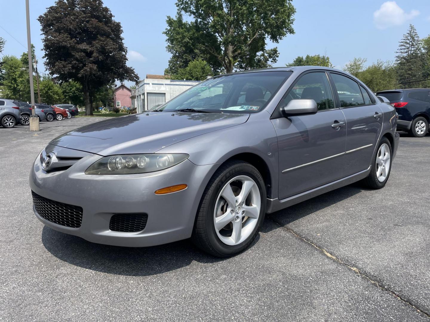 2008 silver Mazda MAZDA6 i 5-Door Grand Touring (1YVHP84C385) with an 2.3L L4 DOHC 16V engine, located at 101 N. Main Street, Muncy, PA, 17756, (570) 546-5462, 41.207691, -76.785942 - Photo#0