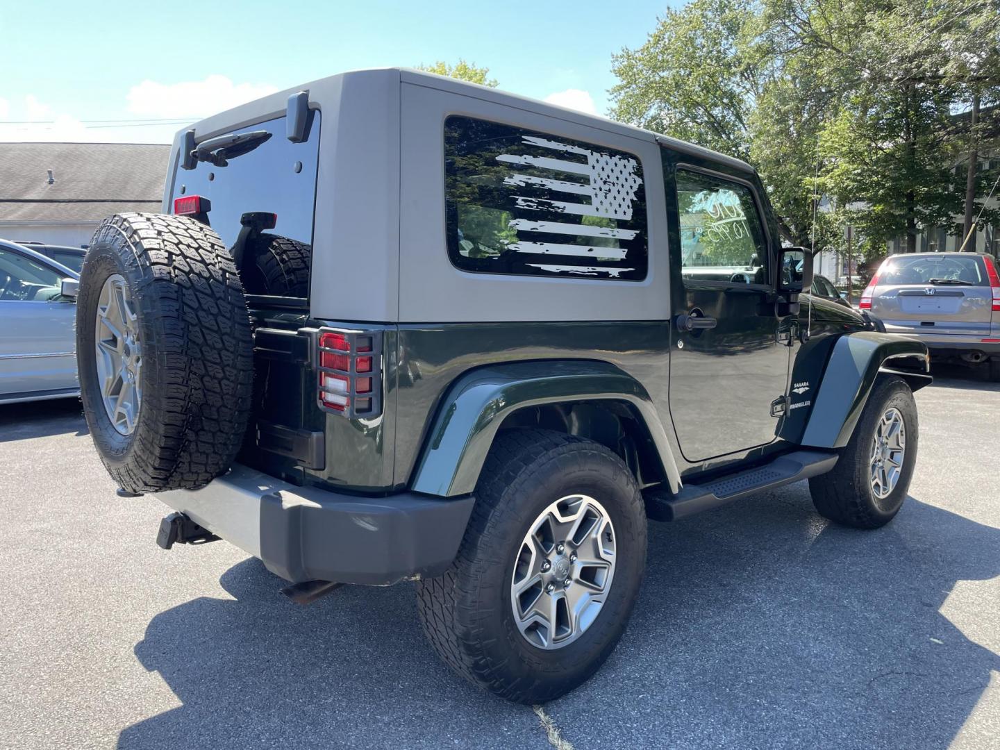 2010 Jeep Wrangler Sahara 4WD (1J4AA5D14AL) with an 3.8L V6 OHV 12V engine, located at 101 N. Main Street, Muncy, PA, 17756, (570) 546-5462, 41.207691, -76.785942 - Photo#3
