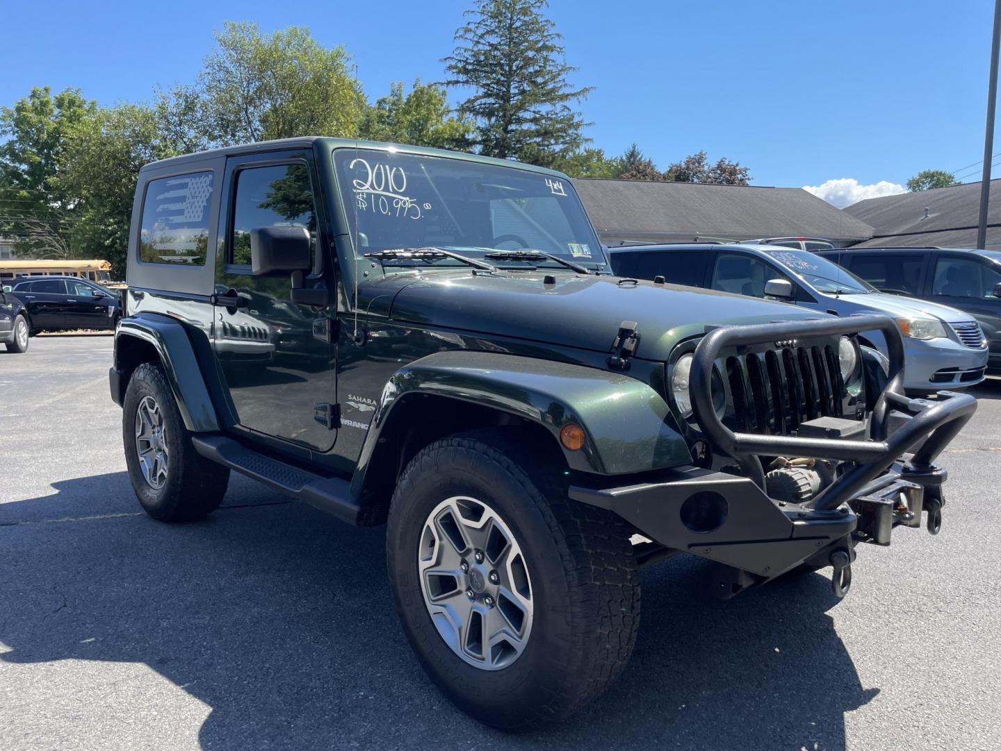 2010 Jeep Wrangler Sahara 4WD (1J4AA5D14AL) with an 3.8L V6 OHV 12V engine, located at 101 N. Main Street, Muncy, PA, 17756, (570) 546-5462, 41.207691, -76.785942 - Photo#2