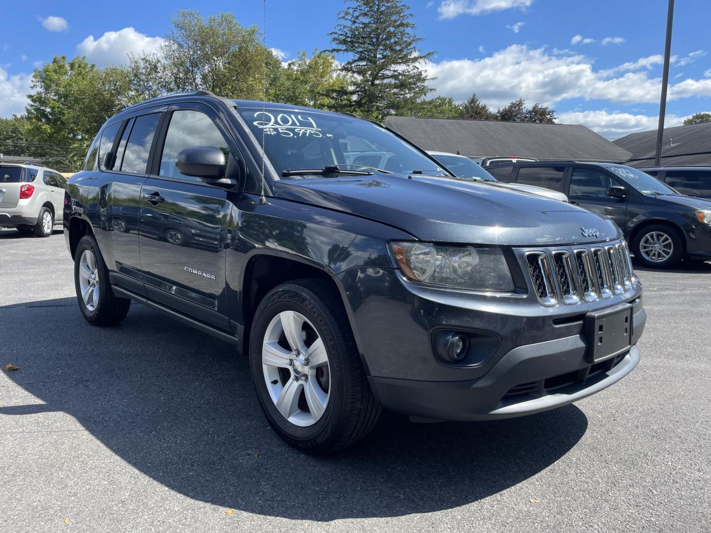 2014 Jeep Compass Sport 4WD (1C4NJDBB9ED) with an 2.4L L4 DOHC 16V engine, located at 101 N. Main Street, Muncy, PA, 17756, (570) 546-5462, 41.207691, -76.785942 - Photo#1