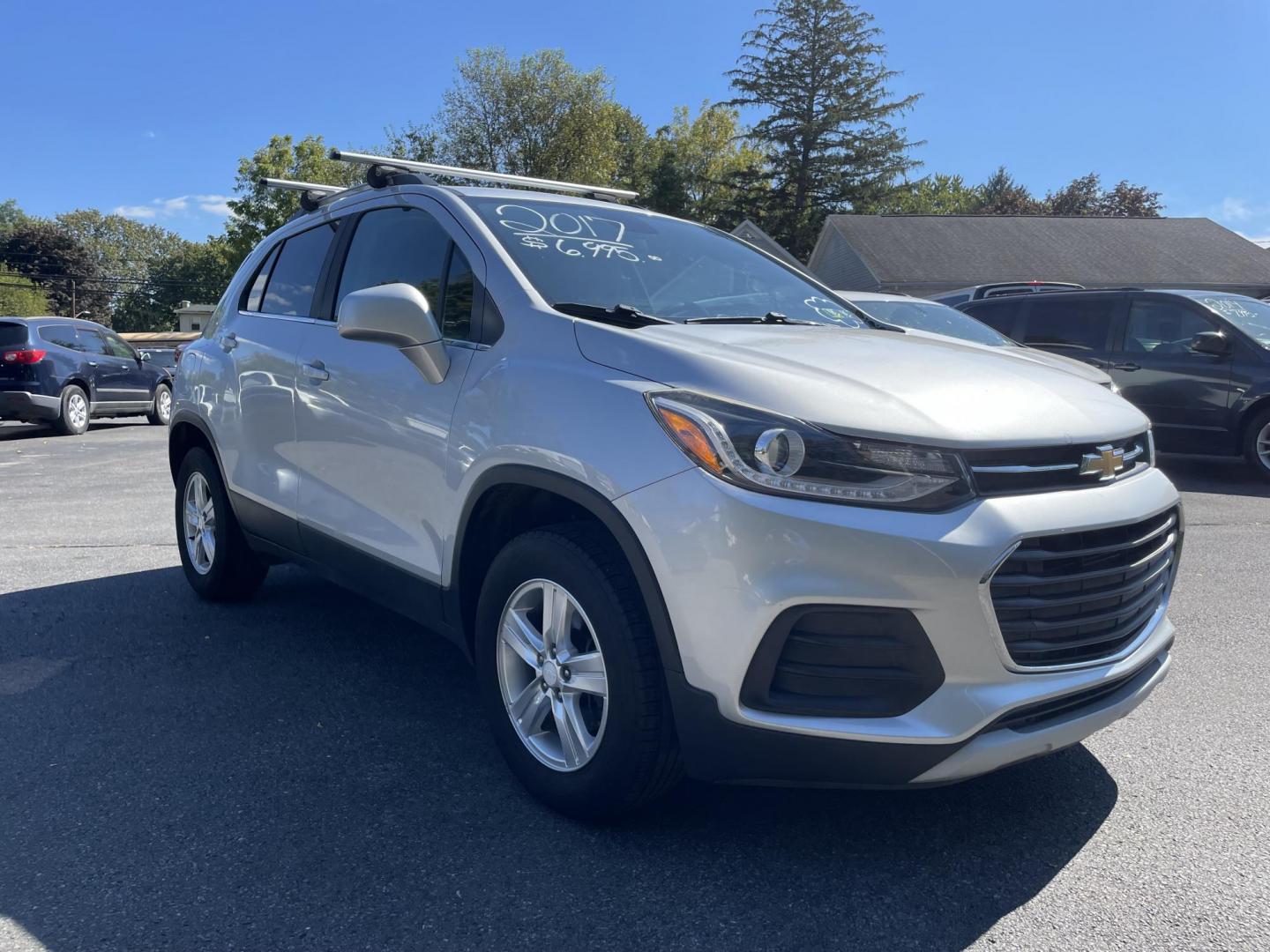 2017 silver Chevrolet Trax LT AWD (3GNCJPSB0HL) with an 1.4L L4 DOHC 16V engine, 6A transmission, located at 101 N. Main Street, Muncy, PA, 17756, (570) 546-5462, 41.207691, -76.785942 - Photo#1