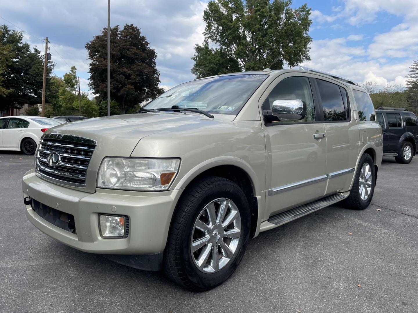 2008 Infiniti QX56 RWD (5N3AA08DX8N) with an 5.6L V8 DOHC 32V engine, 5-Speed Automatic Overdrive transmission, located at 101 N. Main Street, Muncy, PA, 17756, (570) 546-5462, 41.207691, -76.785942 - Photo#0