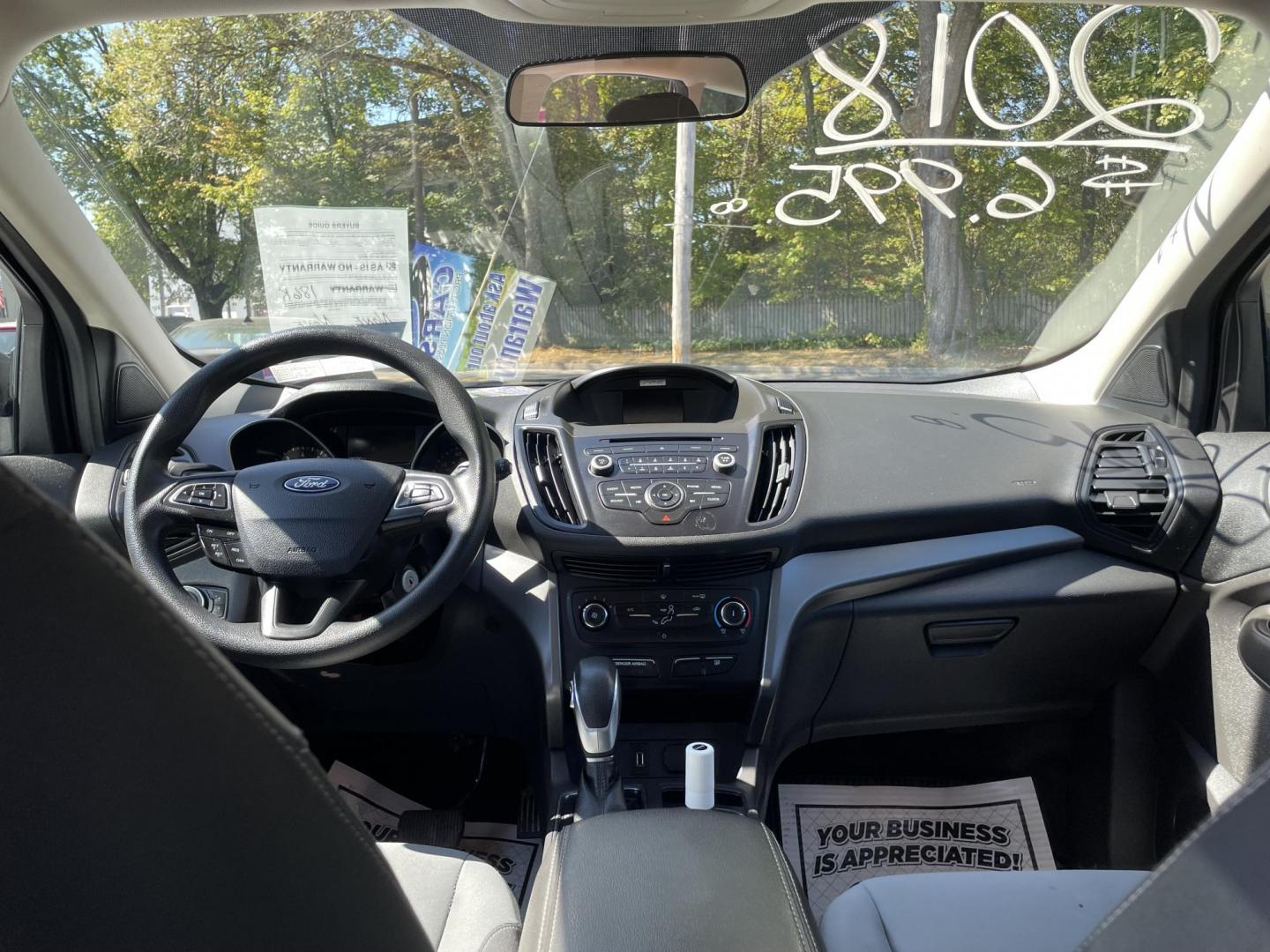 2018 White Ford Escape S FWD (1FMCU0F78JU) with an 2.5L L4 DOHC 16V engine, 6A transmission, located at 101 N. Main Street, Muncy, PA, 17756, (570) 546-5462, 41.207691, -76.785942 - Photo#4