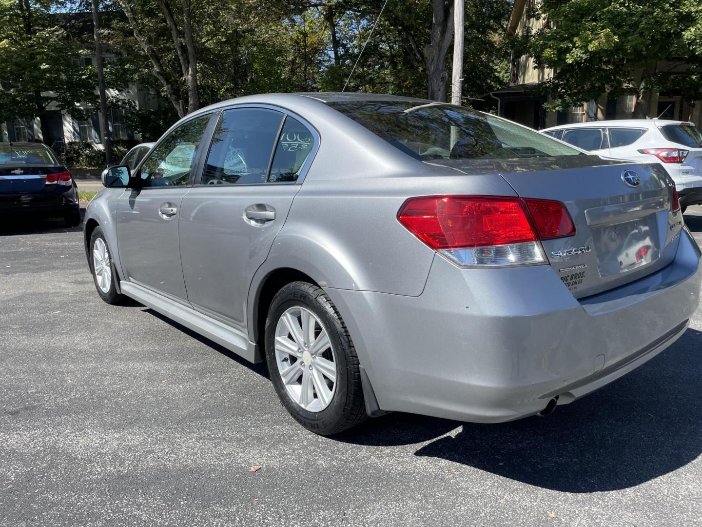 2010 silver /black Subaru Legacy 2.5i Premium (4S3BMBC68A3) with an 2.5L H4 SOHC 16V engine, Continuously Variable Transmisson transmission, located at 101 N. Main Street, Muncy, PA, 17756, (570) 546-5462, 41.207691, -76.785942 - Photo#2