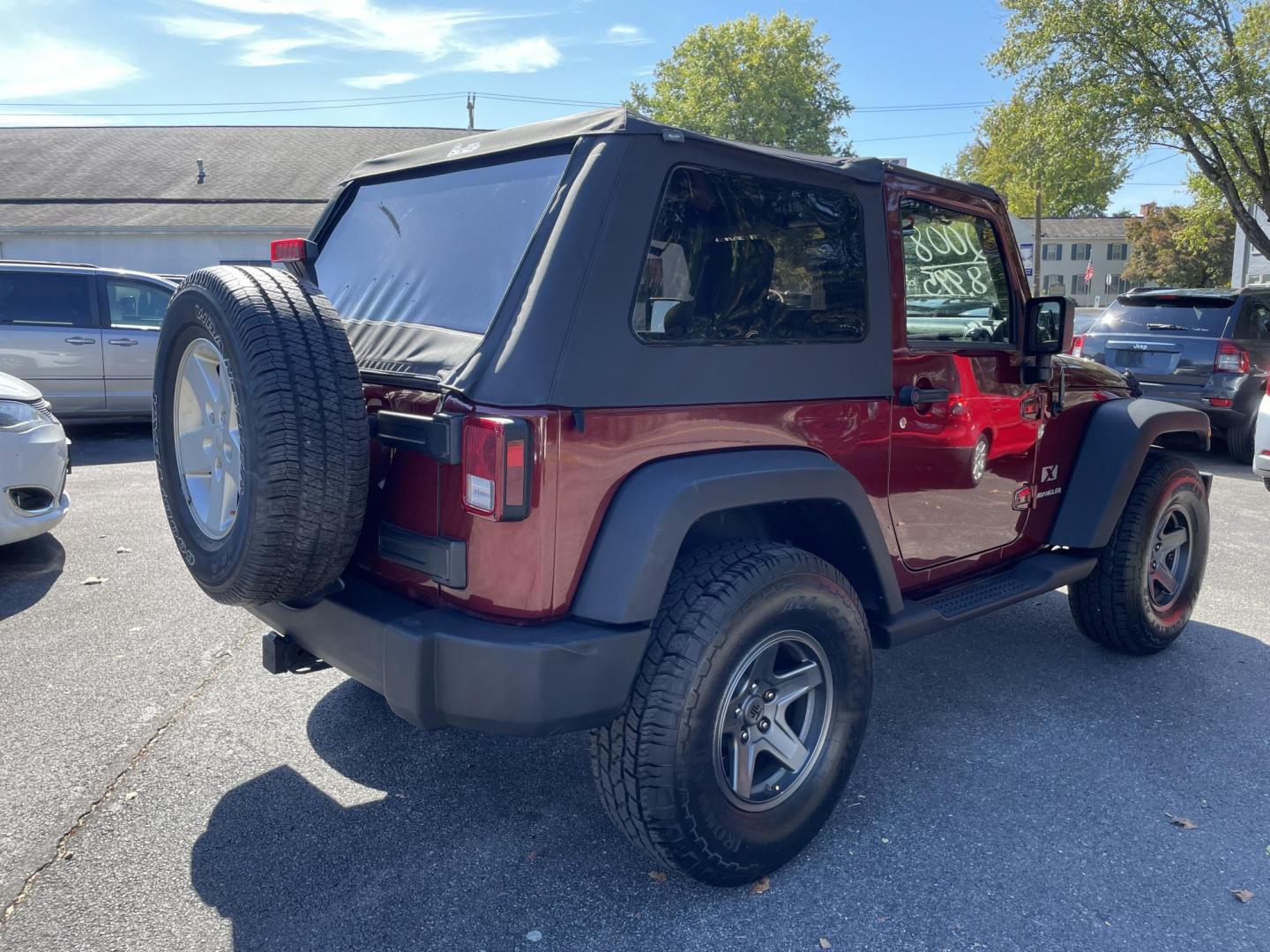 2008 Jeep Wrangler X (1J4FA24148L) with an 3.8L V6 OHV 12V engine, 6 Speed Manual transmission, located at 101 N. Main Street, Muncy, PA, 17756, (570) 546-5462, 41.207691, -76.785942 - Photo#3