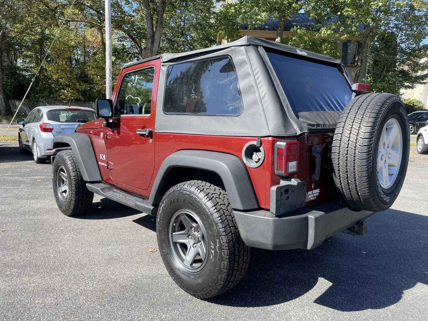 2008 Jeep Wrangler X (1J4FA24148L) with an 3.8L V6 OHV 12V engine, 6 Speed Manual transmission, located at 101 N. Main Street, Muncy, PA, 17756, (570) 546-5462, 41.207691, -76.785942 - Photo#2