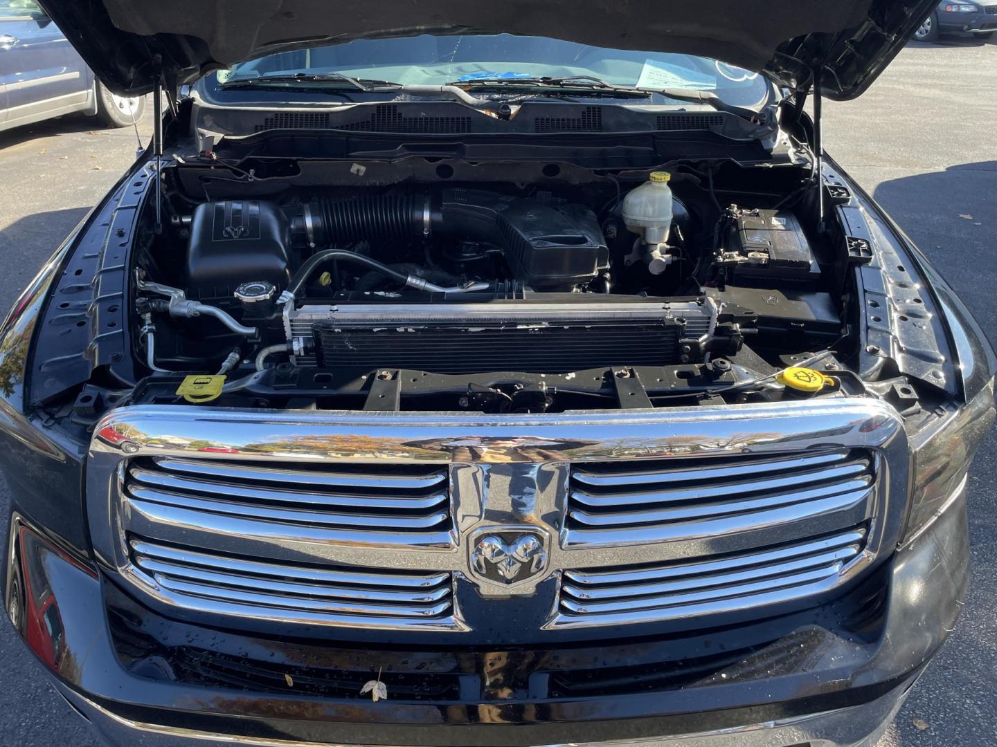 2013 black RAM 1500 SLT Quad Cab 4WD (1C6RR7GG8DS) with an 3.6L V6 DOHC 24V FFV engine, 6-Speed Automatic transmission, located at 101 N. Main Street, Muncy, PA, 17756, (570) 546-5462, 41.207691, -76.785942 - Photo#9