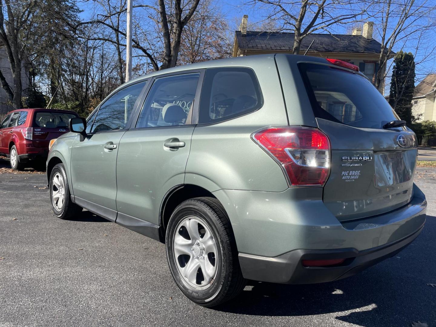 2014 Subaru Forester 2.5i (JF2SJAAC6EG) with an 2.5L H4 SOHC 16V engine, 6-Speed Manual transmission, located at 101 N. Main Street, Muncy, PA, 17756, (570) 546-5462, 41.207691, -76.785942 - Photo#2