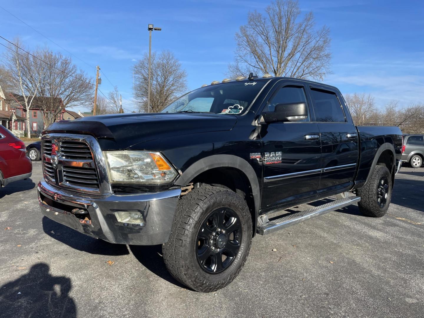 2014 black RAM 2500 Big Horn Crew Cab SWB 4WD (3C6TR5DT5EG) with an 5.7L V8 OHV 16V engine, 6-Speed Automatic transmission, located at 101 N. Main Street, Muncy, PA, 17756, (570) 546-5462, 41.207691, -76.785942 - Photo#0