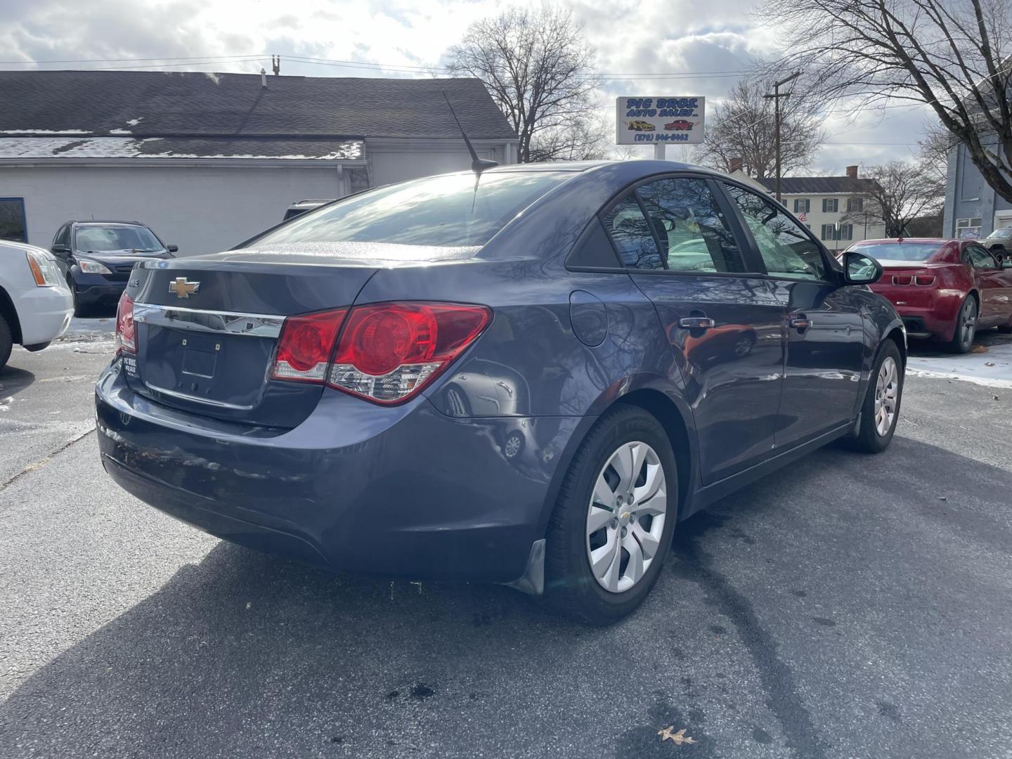 2013 BLUE Chevrolet Cruze LS Manual (1G1PB5SG4D7) with an 1.8L L4 DOHC 16V engine, 6-Speed Manual transmission, located at 101 N. Main Street, Muncy, PA, 17756, (570) 546-5462, 41.207691, -76.785942 - Photo#3