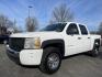 2011 White /black Chevrolet Silverado 1500 LS Crew Cab Short Box 4WD (3GCPKREA6BG) with an 4.8L V8 OHV 16V engine, 4-Speed Automatic transmission, located at 101 N. Main Street, Muncy, PA, 17756, (570) 546-5462, 41.207691, -76.785942 - Photo#0