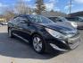 2015 black Hyundai Sonata Hybrid Sedan (KMHEC4A43FA) with an 2.4L L4 DOHC 16V HYBRID engine, 6-Speed Automatic transmission, located at 101 N. Main Street, Muncy, PA, 17756, (570) 546-5462, 41.207691, -76.785942 - Photo#1