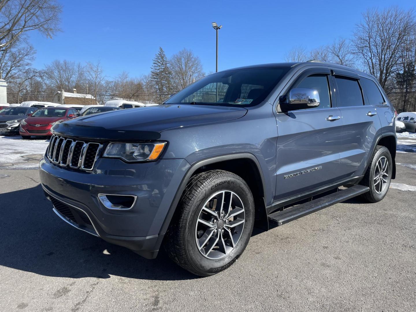 2019 BLUE Jeep Grand Cherokee Limited 4WD (1C4RJFBG0KC) with an 3.6L V6 DOHC 24V engine, 8A transmission, located at 101 N. Main Street, Muncy, PA, 17756, (570) 546-5462, 41.207691, -76.785942 - Photo#0