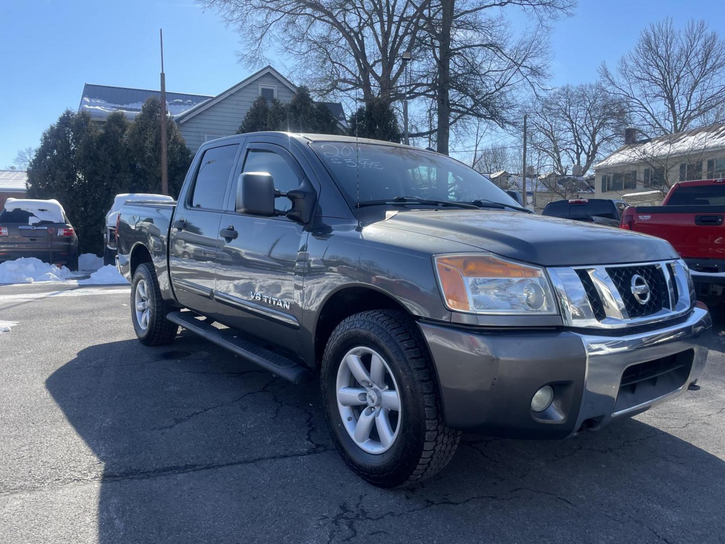 2011 Nissan Titan PRO-4X Crew Cab 4WD SWB (1N6AA0EC2BN) with an 5.6L V8 DOHC 32V engine, 5-Speed Automatic transmission, located at 101 N. Main Street, Muncy, PA, 17756, (570) 546-5462, 41.207691, -76.785942 - Photo#1