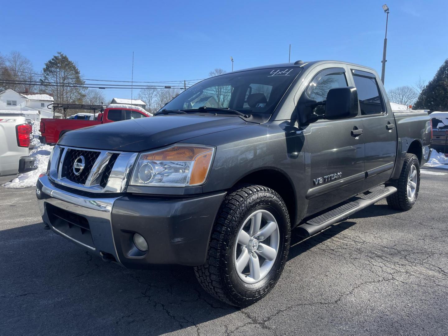 2011 Nissan Titan PRO-4X Crew Cab 4WD SWB (1N6AA0EC2BN) with an 5.6L V8 DOHC 32V engine, 5-Speed Automatic transmission, located at 101 N. Main Street, Muncy, PA, 17756, (570) 546-5462, 41.207691, -76.785942 - Photo#0