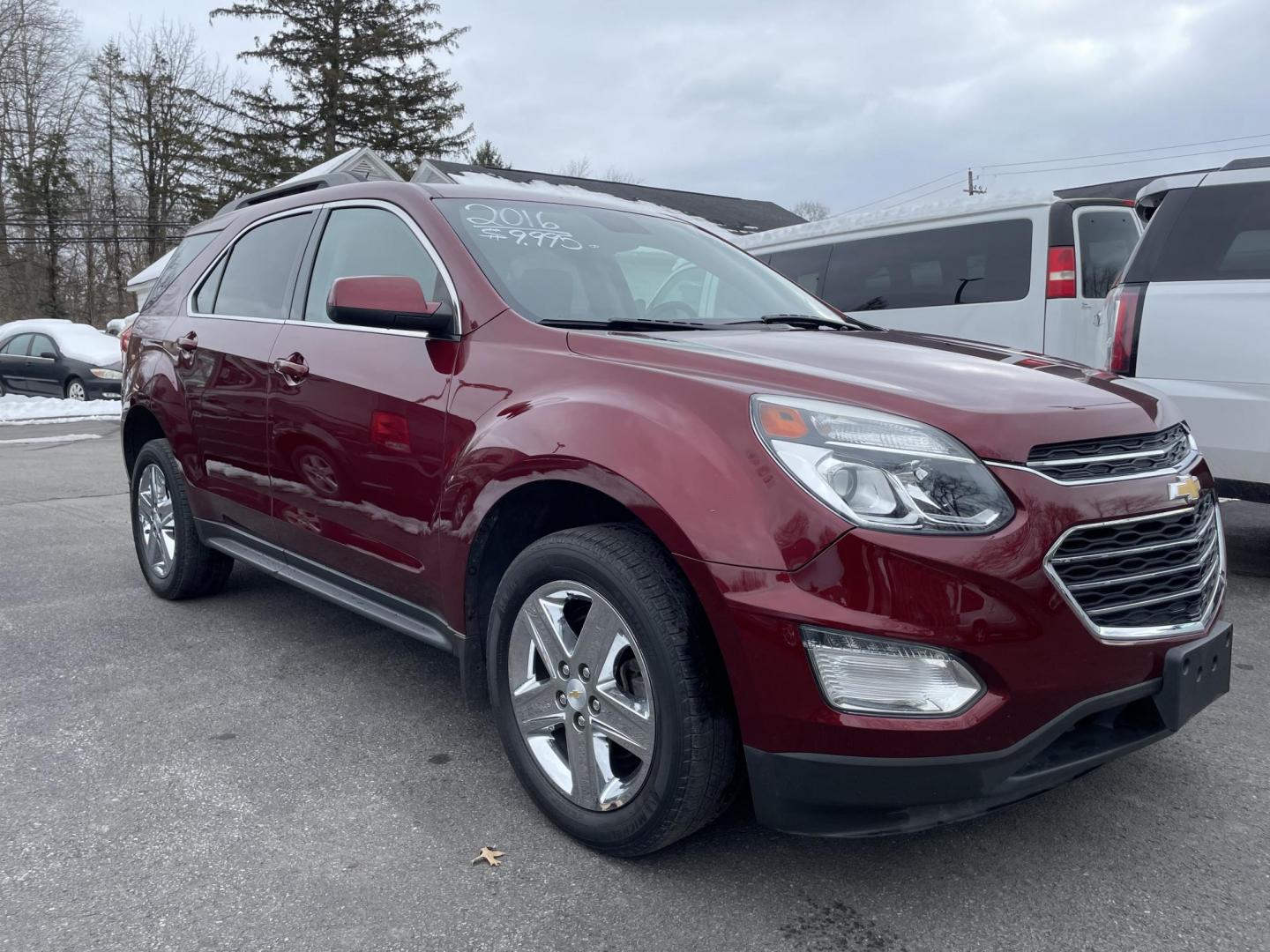 2016 burgandy /black Chevrolet Equinox LT AWD (2GNFLFEK4G6) with an 2.4L L4 DOHC 16V FFV engine, 6A transmission, located at 101 N. Main Street, Muncy, PA, 17756, (570) 546-5462, 41.207691, -76.785942 - Photo#1