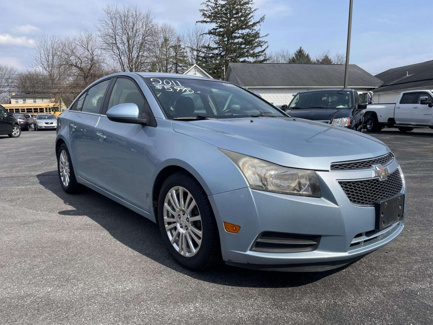 2011 BLUE Chevrolet Cruze LTZ (1G1PK5S94B7) with an 1.4L L4 DOHC 16V TURBO engine, 6-Speed Manual transmission, located at 101 N. Main Street, Muncy, PA, 17756, (570) 546-5462, 41.207691, -76.785942 - Photo#1