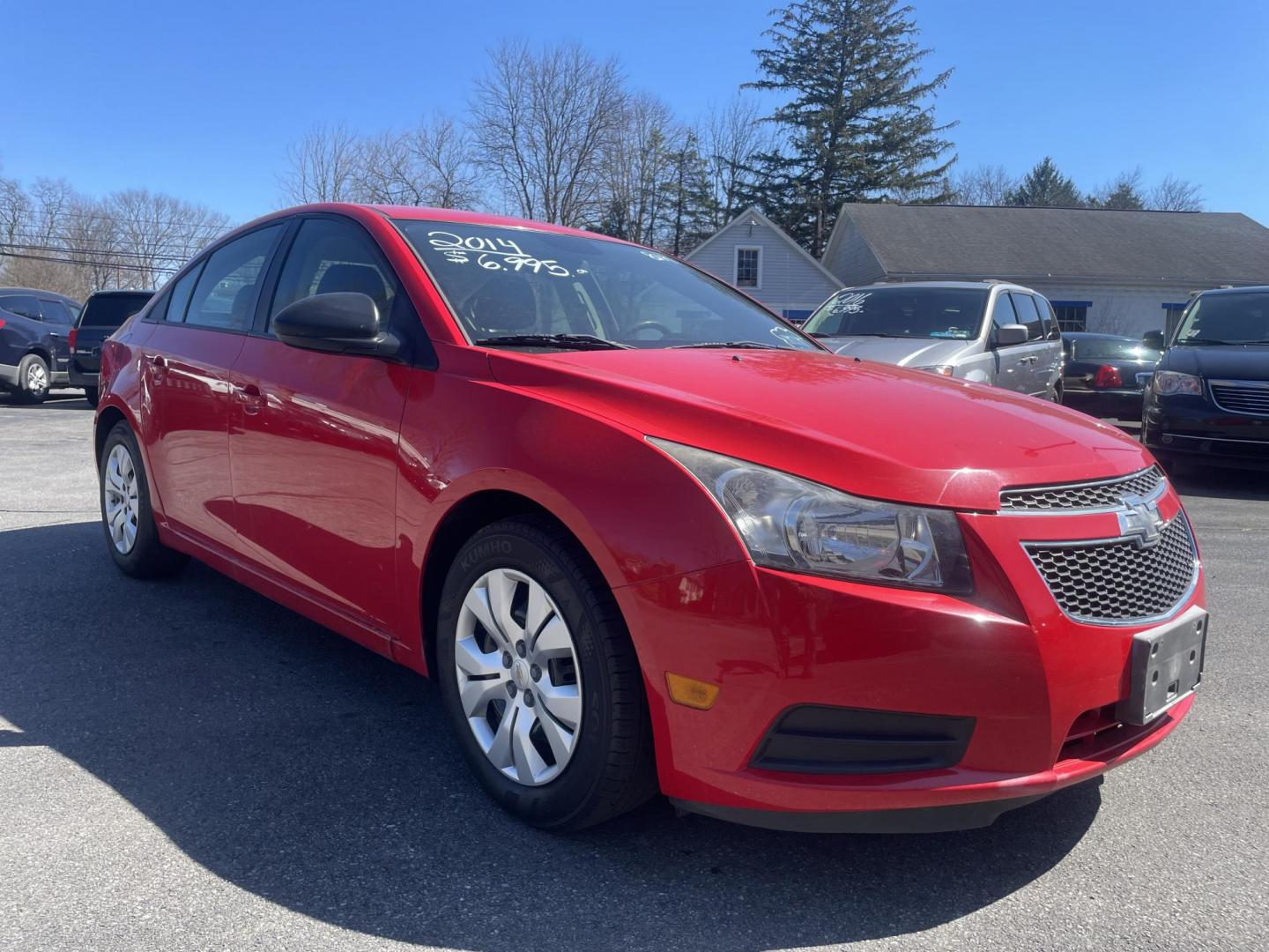 2014 Chevrolet Cruze LS Manual (1G1PB5SG6E7) with an 1.8L L4 DOHC 16V engine, 6-Speed Manual transmission, located at 101 N. Main Street, Muncy, PA, 17756, (570) 546-5462, 41.207691, -76.785942 - Photo#1