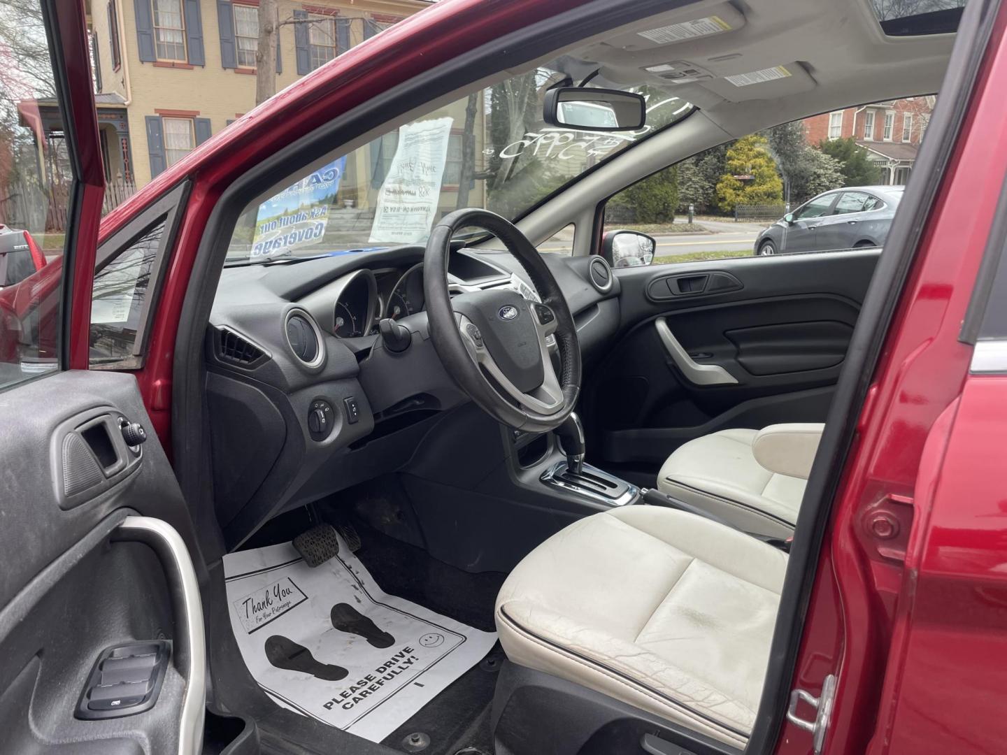 2013 burgandy Ford Fiesta Titanium Sedan (3FADP4CJ6DM) with an 1.6L L4 DOHC 16V engine, located at 101 N. Main Street, Muncy, PA, 17756, (570) 546-5462, 41.207691, -76.785942 - Photo#4