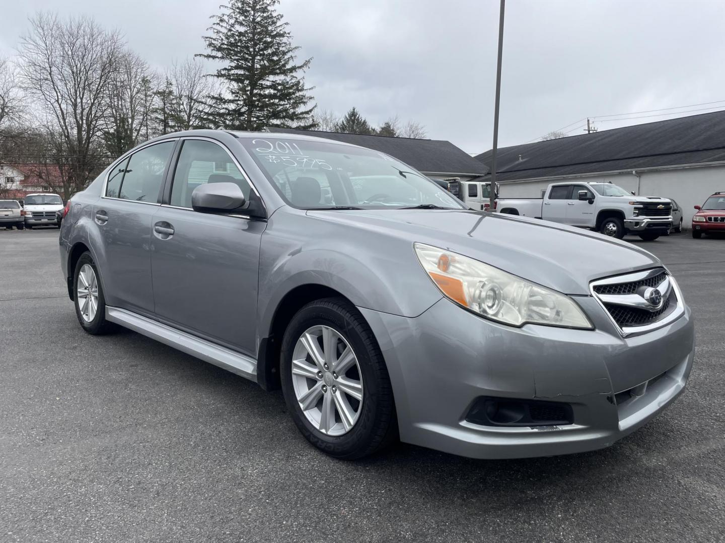 2011 /black Subaru Legacy 2.5i Premium (4S3BMBG6XB3) with an 2.5L H4 SOHC 16V engine, Continuously Variable Transmisson transmission, located at 101 N. Main Street, Muncy, PA, 17756, (570) 546-5462, 41.207691, -76.785942 - Photo#1