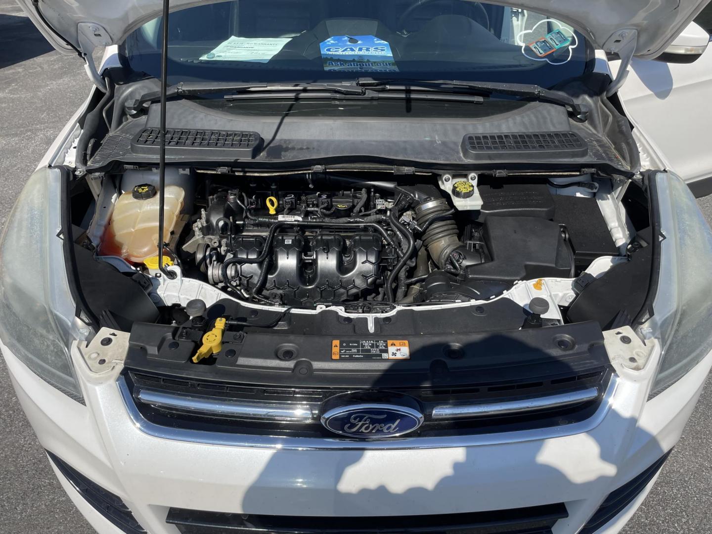 2014 White /black Ford Escape Titanium 4WD (1FMCU9J92EU) with an 2.0L L4 DOHC 16V engine, 6-Speed Automatic transmission, located at 101 N. Main Street, Muncy, PA, 17756, (570) 546-5462, 41.207691, -76.785942 - Photo#8