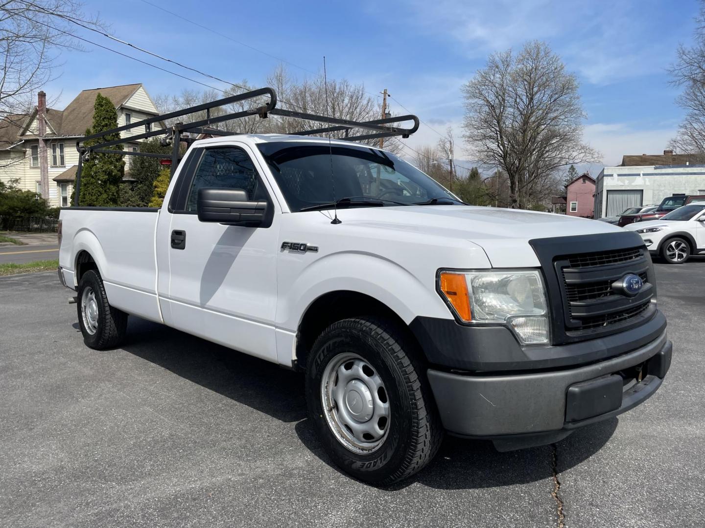 2014 White Ford F-150 XL Work Truck 2WD (1FTMF1CMXEK) with an 3.7L V6 DOHC 24V engine, 6-Speed Automatic transmission, located at 101 N. Main Street, Muncy, PA, 17756, (570) 546-5462, 41.207691, -76.785942 - Photo#1