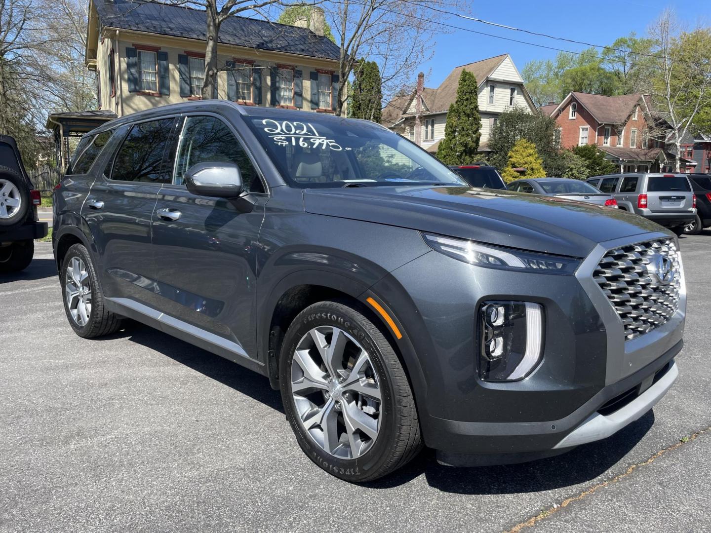 2021 Hyundai Palisade SEL AWD (KM8R4DHEXMU) with an 3.8L V6 DOHC 24V engine, 8A transmission, located at 101 N. Main Street, Muncy, PA, 17756, (570) 546-5462, 41.207691, -76.785942 - Photo#3