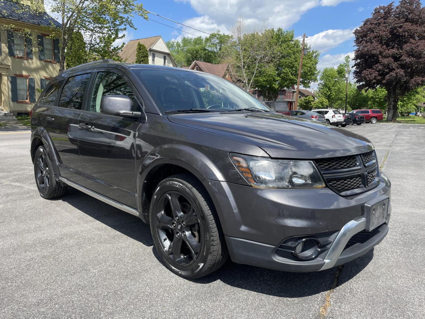 2018 /black Dodge Journey Crossroad AWD (3C4PDDGG6JT) with an 3.6L V6 DOHC 24V engine, 6A transmission, located at 101 N. Main Street, Muncy, PA, 17756, (570) 546-5462, 41.207691, -76.785942 - Photo#1
