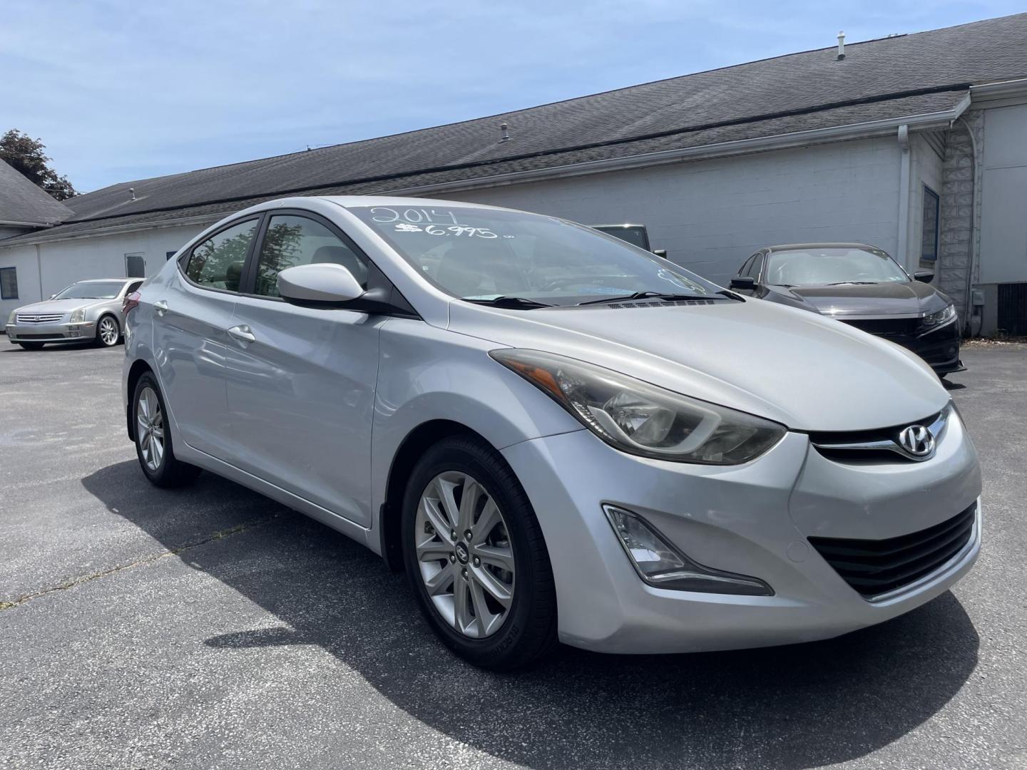 2014 Hyundai Elantra Limited (KMHDH4AE3EU) with an 1.8L L4 DOHC 16V engine, 6-Speed Automatic transmission, located at 101 N. Main Street, Muncy, PA, 17756, (570) 546-5462, 41.207691, -76.785942- Photo#2