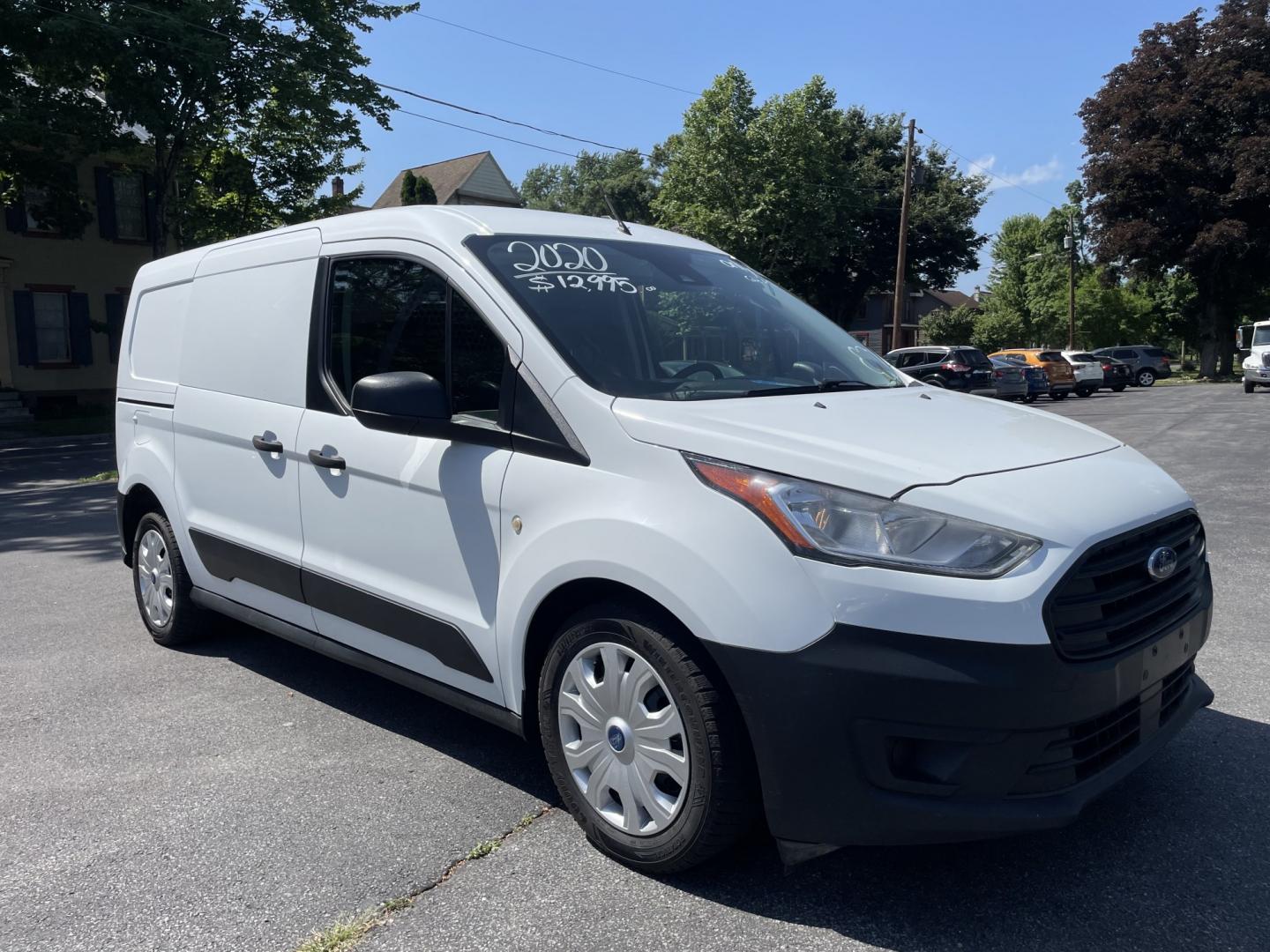 2020 White Ford Transit Connect Cargo Van (NM0LS7E2XL1) with an 2.5L L4 DOHC 16V engine, 6A transmission, located at 101 N. Main Street, Muncy, PA, 17756, (570) 546-5462, 41.207691, -76.785942- Photo#1