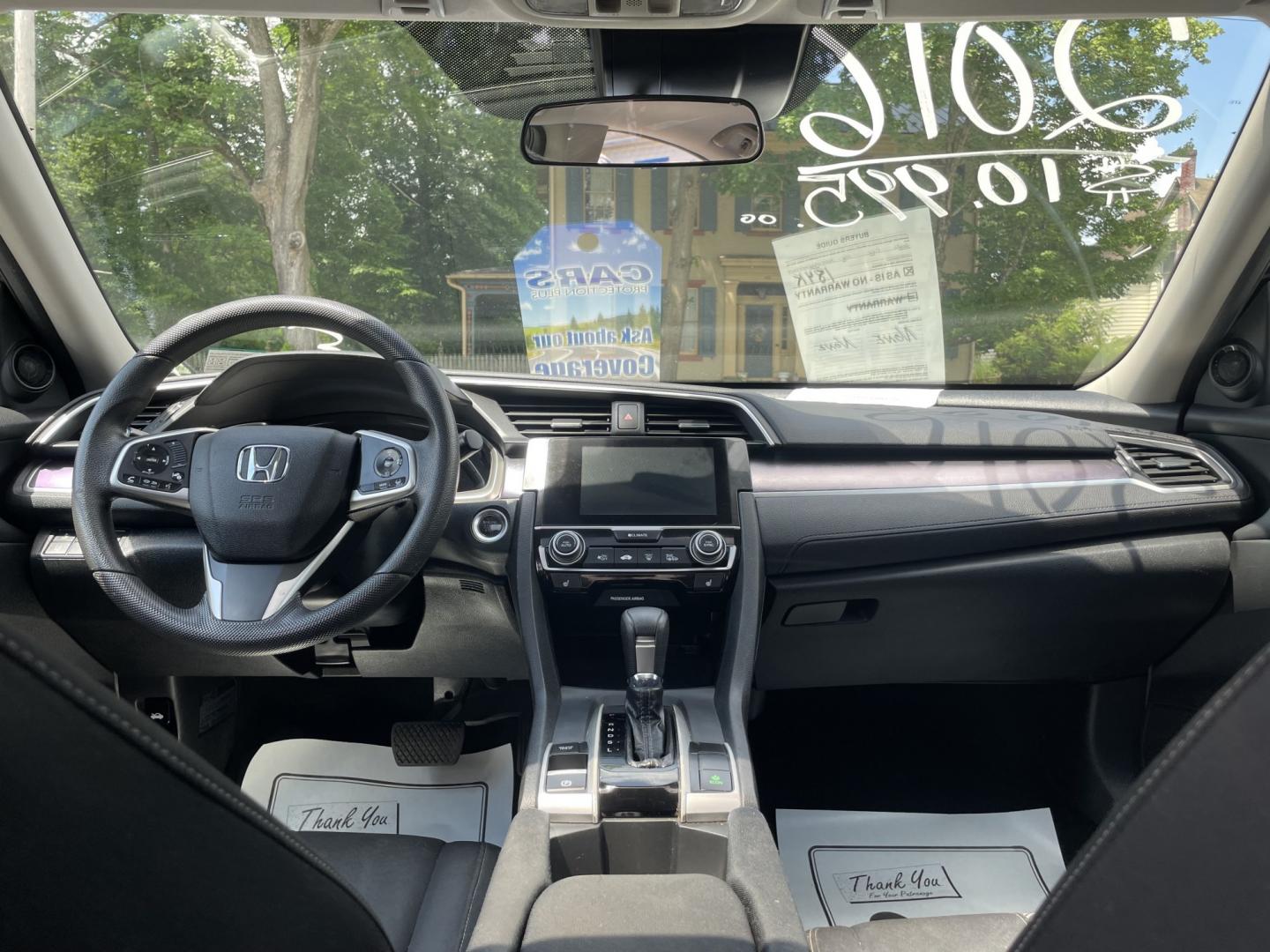 2016 Honda Civic EX-T Honda Sensing Sedan CVT (2HGFC1F42GH) with an 1.5L L4 DOHC 16V TURBO engine, CVT transmission, located at 101 N. Main Street, Muncy, PA, 17756, (570) 546-5462, 41.207691, -76.785942- Photo#6