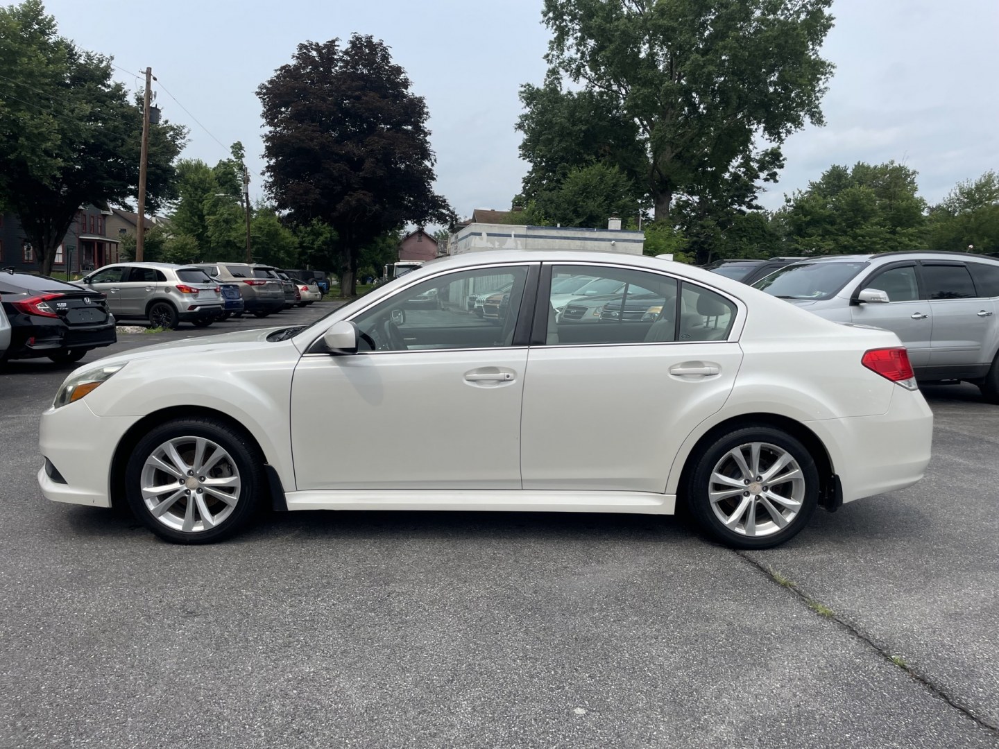 2014 White Subaru Legacy 2.5i Premium (4S3BMBC61E3) with an 2.5L H4 SOHC 16V engine, Continuously Variable Transmission transmission, located at 101 N. Main Street, Muncy, PA, 17756, (570) 546-5462, 41.207691, -76.785942- Photo#5