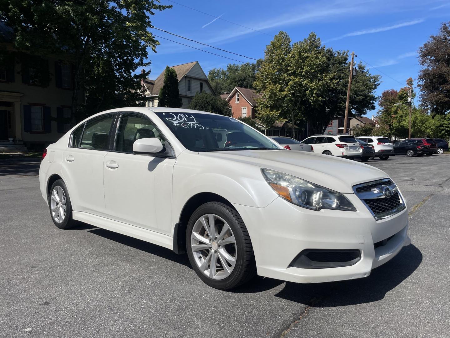 2014 White Subaru Legacy 2.5i Premium (4S3BMBC61E3) with an 2.5L H4 SOHC 16V engine, Continuously Variable Transmission transmission, located at 101 N. Main Street, Muncy, PA, 17756, (570) 546-5462, 41.207691, -76.785942- Photo#2