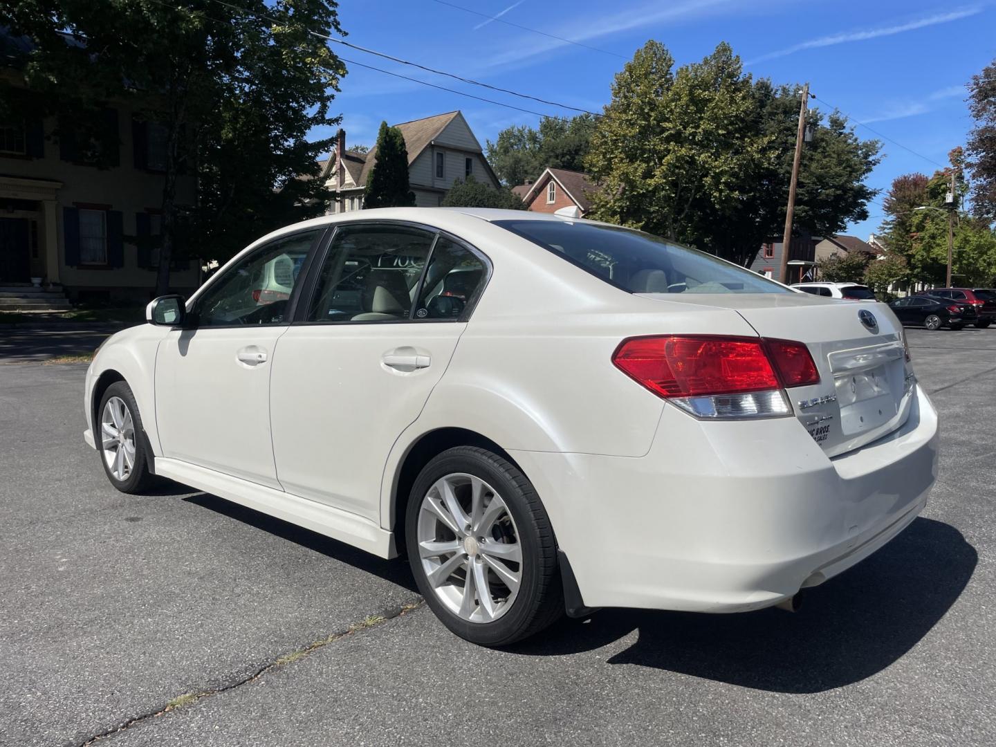 2014 White Subaru Legacy 2.5i Premium (4S3BMBC61E3) with an 2.5L H4 SOHC 16V engine, Continuously Variable Transmission transmission, located at 101 N. Main Street, Muncy, PA, 17756, (570) 546-5462, 41.207691, -76.785942- Photo#3