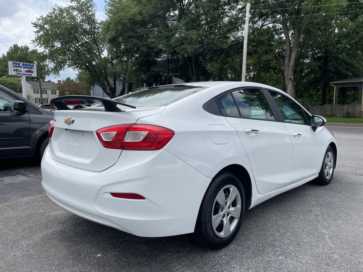 2017 Chevrolet Cruze LS Auto (1G1BC5SM3H7) with an 1.4L L4 DOHC 16V TURBO engine, 6A transmission, located at 101 N. Main Street, Muncy, PA, 17756, (570) 546-5462, 41.207691, -76.785942- Photo#3