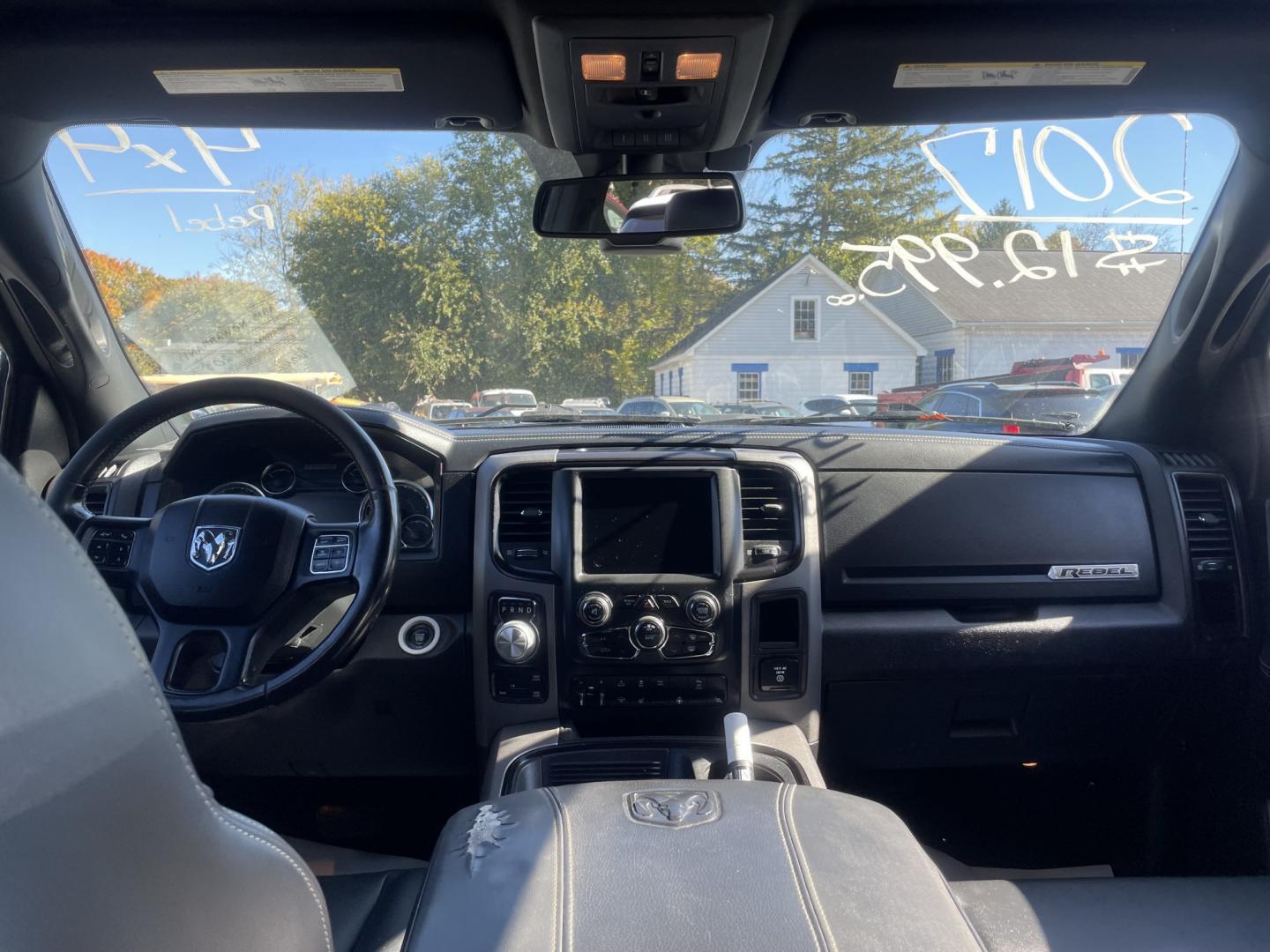 2017 black Ram 1500 Rebel Crew Cab SWB 4WD (1C6RR7YT0HS) with an 5.7L V8 OHV 16V engine, 8A transmission, located at 101 N. Main Street, Muncy, PA, 17756, (570) 546-5462, 41.207691, -76.785942- Photo#4